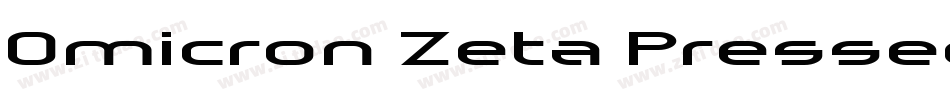 Omicron Zeta Pressed字体转换